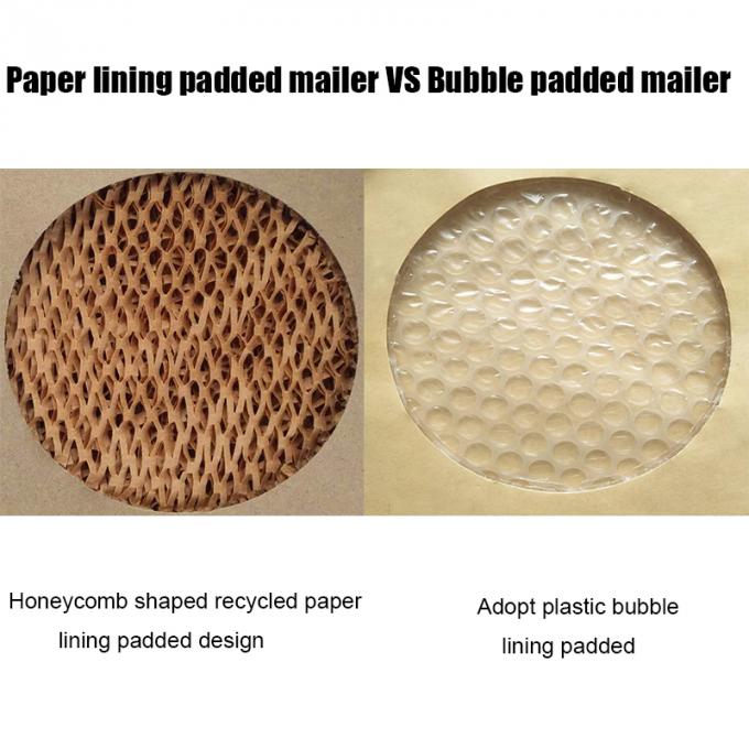 Entièrement annonce capitonnée de revêtement d'en papier de nid d'abeilles d'enveloppe de Biodegradable&Compostable