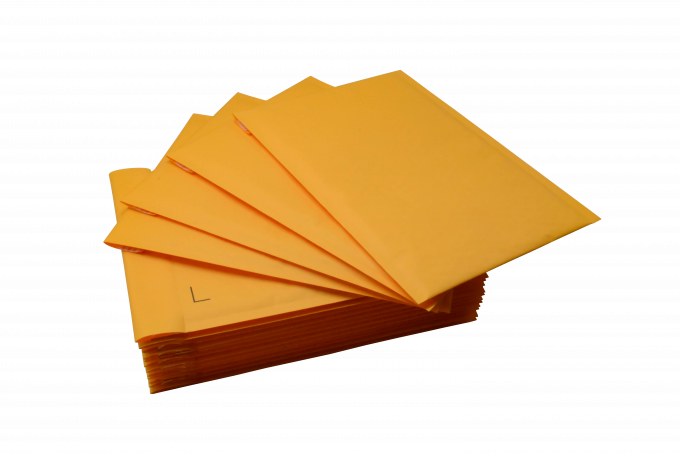 Enveloppe d'emballage de courrier à bulles Kraft 1