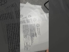 Sac en papier vitreux sur mesure pour l'emballage