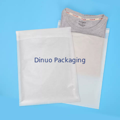 Gousset non en plastique clair de sac de papier d'auto-collant de vêtement pour le T-shirt