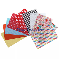 Emballage de papier de soie de marque frais de couleur vive pour boîte à chaussures