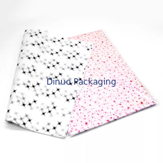 Enveloppe de papier de soie de fond double couleur vichy à pois pour vernis à ongles boîte à chaussures