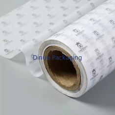 Emballage marqué de papier de soie de soie blanc et en métal d'or pour le sac/bijoux de femmes
