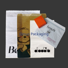 Sac de papier calque transparent recyclable transparent semi-opaque FSC pour l'emballage de cadeaux