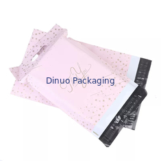 L'annonce en plastique réutilisée par impression poly met en sac le sac de courrier d'emballage d'habillement avec la poignée