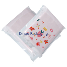 Logo personnalisé Imprimé Vêtements biodégradables Sac en papier vitreux Compostable Sac en papier cireux translucide