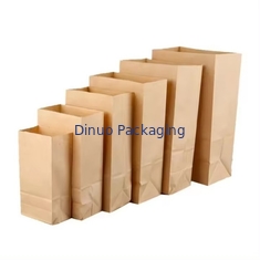 Sacs en papier personnalisés Sacs en papier kraft recyclables de qualité alimentaire