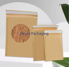 Enveloppe en papier alvéolé antichoc personnalisable, sac en papier écologique pour l'expédition
