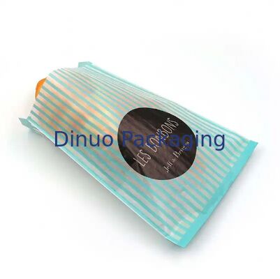 Sacs en papier glassine biodégradables de qualité alimentaire Taille et couleur personnalisables Emballage alimentaire pour boulangerie
