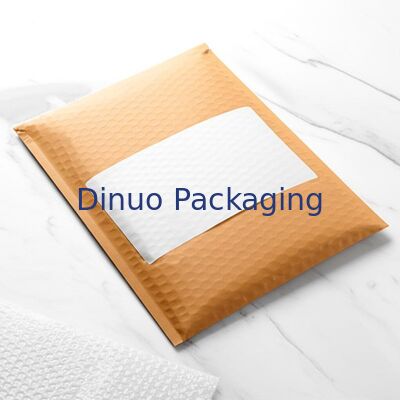 Logo personnalisé Durable Kraft Bubble Mailers Expédition express Enveloppes rembourrées Emballage de protection pour une livraison sécurisée