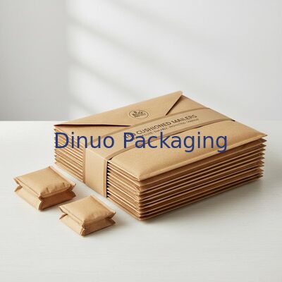 Paquet de 100 sacs à lettres coussins tailles personnalisées Eco-friendly Durable mailers rembourrés conçus pour protéger les articles pendant le transit