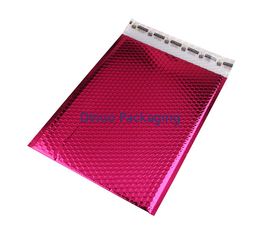 Les annonces roses métalliques antistatiques de bulle, enveloppe de bulle met en sac 135x210 #-AC