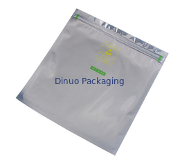 La charge statique zip-lock protégeant des sacs, anti stockage statique met en sac 2,5" X 19" #6