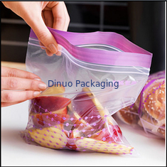 Sachets en plastique rescellables pour des nourritures empaquetant, sachets en plastique imprimés par coutume zip-lock