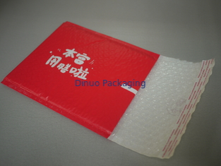 La bulle rouge a rayé de poly enveloppes matelassées d'annonces résistance de la piqûre 10,5 x 16 #5
