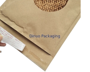 Cellular Shaped Kraft Corrugated Envelopes Padded Honeycomb Paper For Shipping