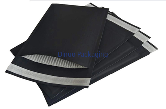 Black 9.5x11'' Custom Kraft Corrugated Envelopes 2 Sides Protection Heat Seal