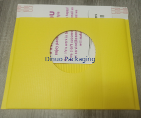 Le joint recyclable d'individu a ridé les enveloppes de empaquetage capitonnées de papier de coussin