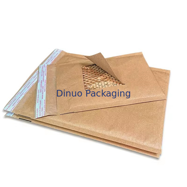 Enveloppe de papier kraft expéditif biodégradable à l'épreuve des chocs