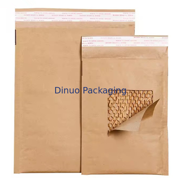 Enveloppe de papier kraft expéditif biodégradable à l'épreuve des chocs