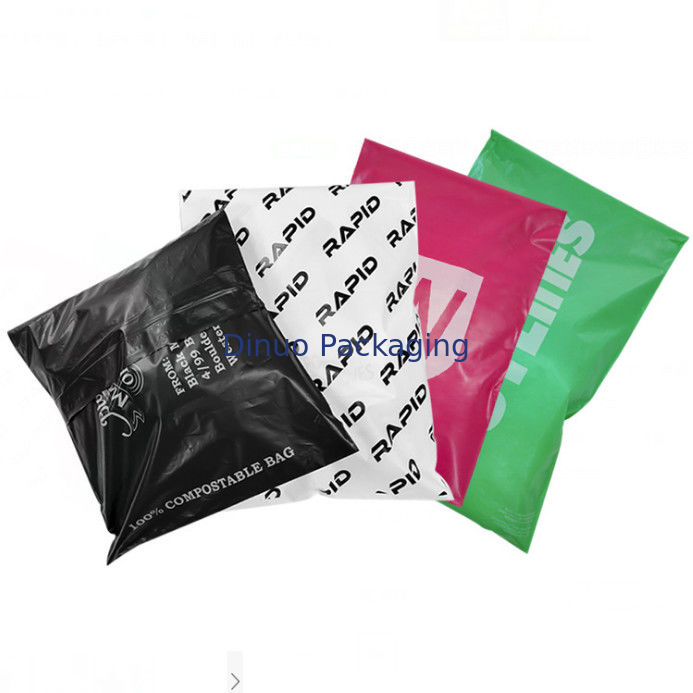 Un sac en plastique biodégradable 100% composable et écologique avec un emballage imprimé en 8 couleurs