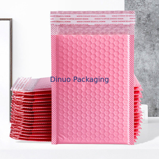 Sacs à lettres à bulles protégés de design rose 100% recyclables avec fonction imperméable à l'eau