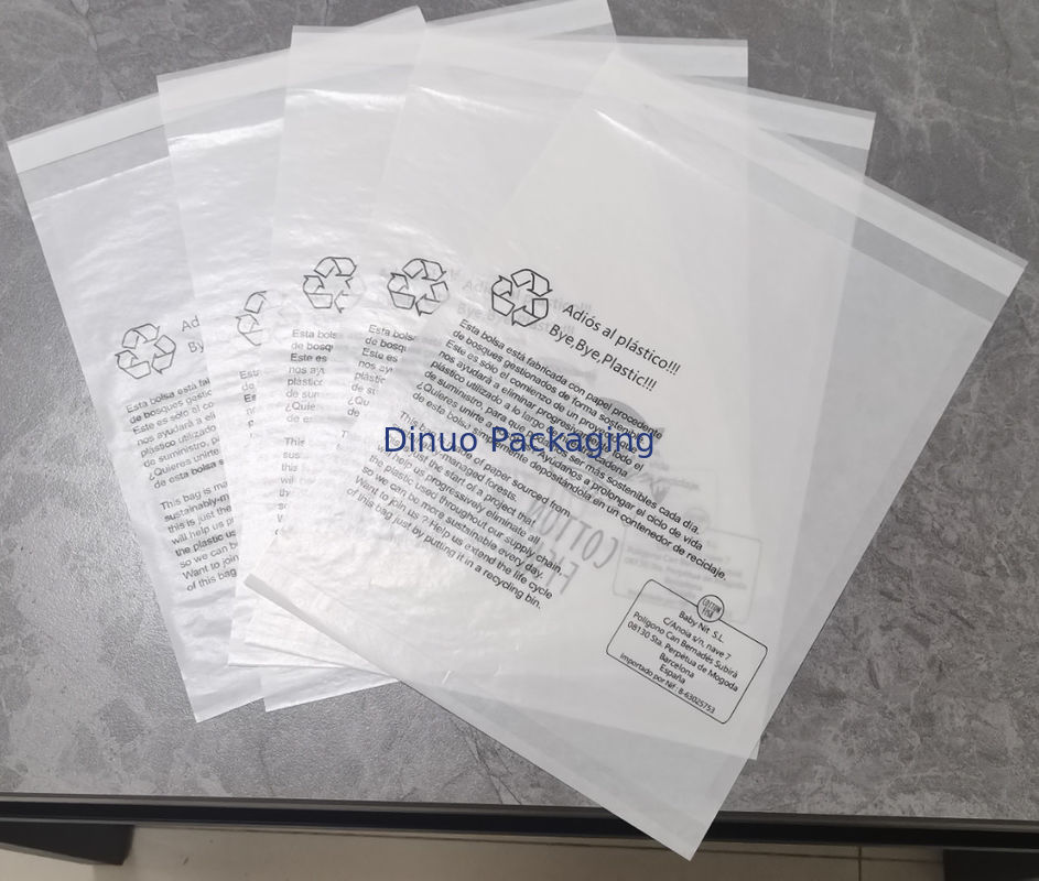 Sacs en papier personnalisés à trois côtés recyclables pour les nécessités quotidiennes