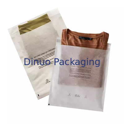 Vente en gros de sacs de vêtements écologiques sac d'enveloppe d'expédition personnalisé sac en papier recyclé application express