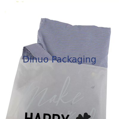 Sac de papier dégradable d'auto-collant imprimant l'enveloppe d'annonce pour l'emballage d'habillement
