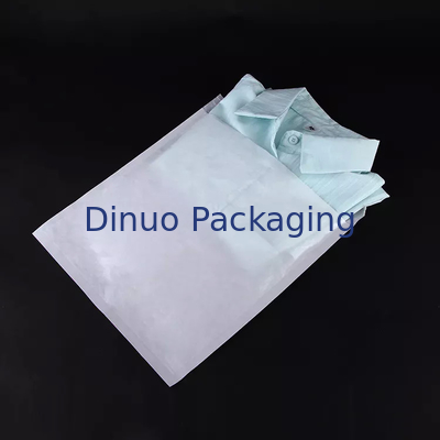 Le sac de papier cristal blanc de nature enveloppe le sac transparent d'annonce de 35gsm 40gsm