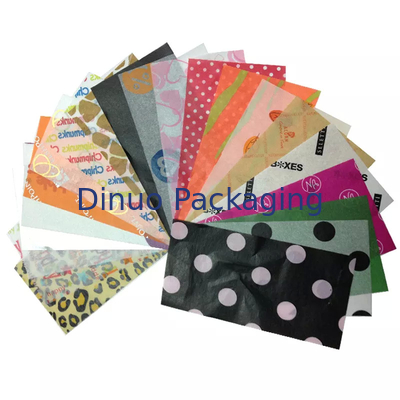 Emballage de papier de soie de marque frais de couleur vive pour boîte à chaussures