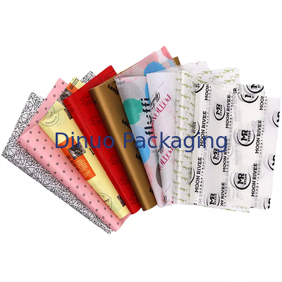 Emballage de papier de soie de marque frais de couleur vive pour boîte à chaussures