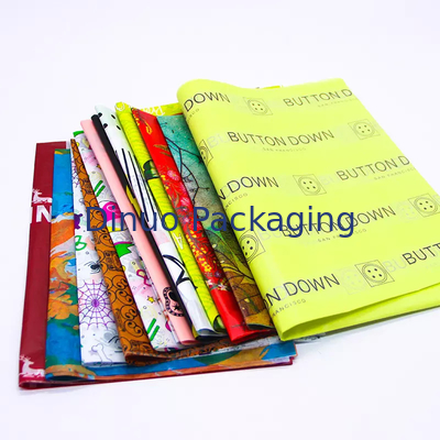 Enveloppe de papier de soie de fond double couleur vichy à pois pour vernis à ongles boîte à chaussures
