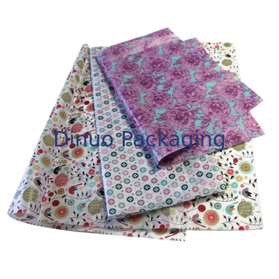 Emballage cadeau petit emballage en papier de soie coloré artisanat Bouquet fleur papier d'emballage