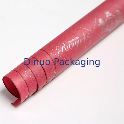Or de luxe emboutissant le papier de soie décoratif de couleur d'emballage de cadeau pour l'habillement de chaussure