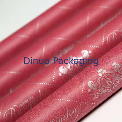 Le cadeau heureux rouge de chaussure de couleur d'impression faite sur commande amincissent le papier de soie de soie d'emballage 17g pour l'empaquetage