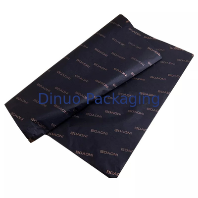 l'enveloppe de papier de soie de soie 22gsm couvre le petit pain marqué biodégradable jetable d'impression de logo