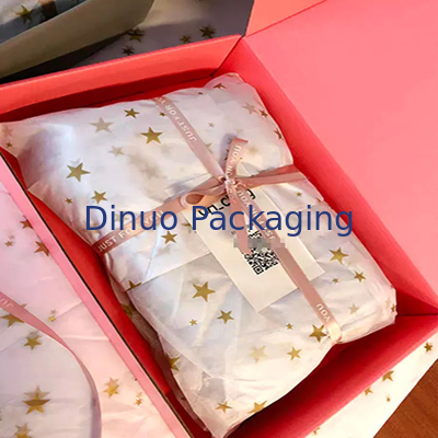 Petit pain de luxe d'enveloppe de papier de soie de soie de cadeau de Noël pour l'emballage de jouet d'habillement de chaussure