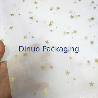 Emballage biodégradable de papier de soie de soie modelé par Noël pour le cadeau facial de parfum