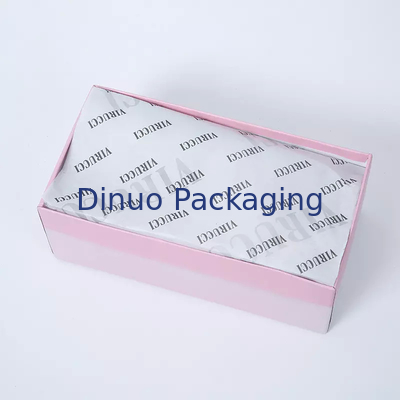 Emballage cadeau compostable blanc écologique d'enveloppe de papier de soie de soie pour l'habillement de chaussure