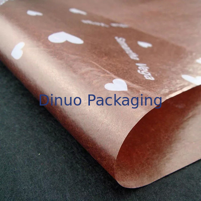 Papier d'emballage de tissu de pâte de bois ignifuge coloré à la mode pour l'emballage de vêtements