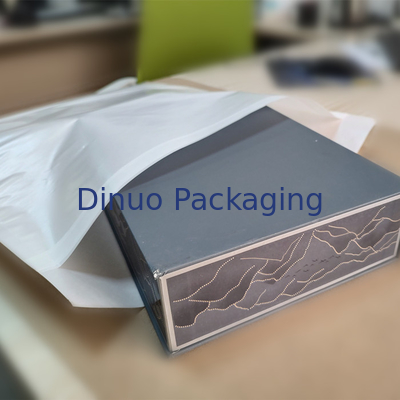 Sac en papier cristal recyclé imprimé personnalisé pour boîte-cadeau avec rabat