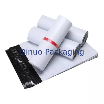 Noir blanc de sac de Polymailer d'enveloppe réutilisée imprimé par coutume pour l'expédition exprès de courrier