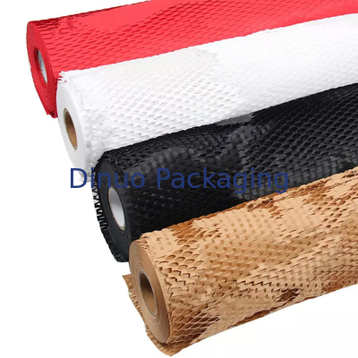 Rembourrage de protection biodégradable Tampon de remplissage Rouleau d'emballage Kraft Wrap Nid d'abeille