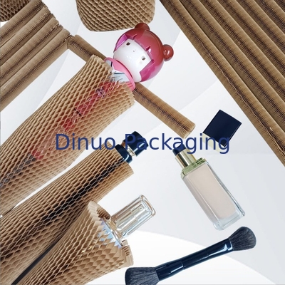 Douille cylindrique recyclable de papier de nid d'abeilles pour la bouteille de vin fragile de marchandises