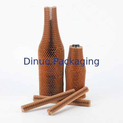 Emballage de papier d'emballage Mesh Set Cosmetic Glass Bottle de nid d'abeilles de Papier d'emballage de métier antichoc