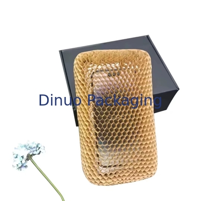 Emballage de papier d'emballage Mesh Set Cosmetic Glass Bottle de nid d'abeilles de Papier d'emballage de métier antichoc
