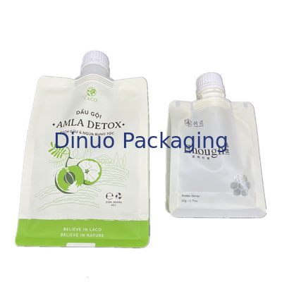 Sachets à bec verseur rechargeables en plastique recyclé