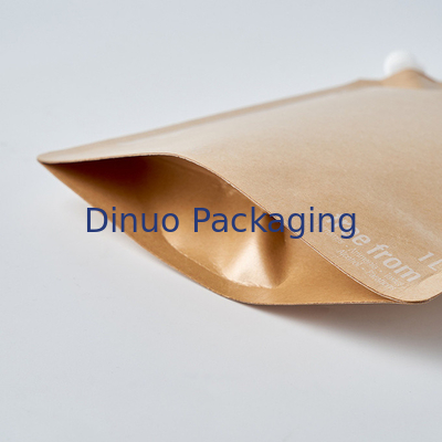 Support imprimé fait sur commande de papier d'emballage de parfum vers le haut de poche de bec de nourriture de liquide de papier d'aluminium de poches