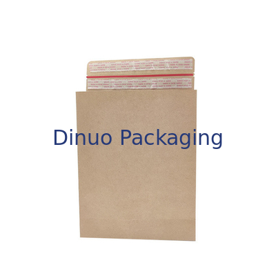 Côtés auto-adhésifs biodégradables de joint de sac de papier d'annonce de 100% Papier d'emballage et gousset inférieur